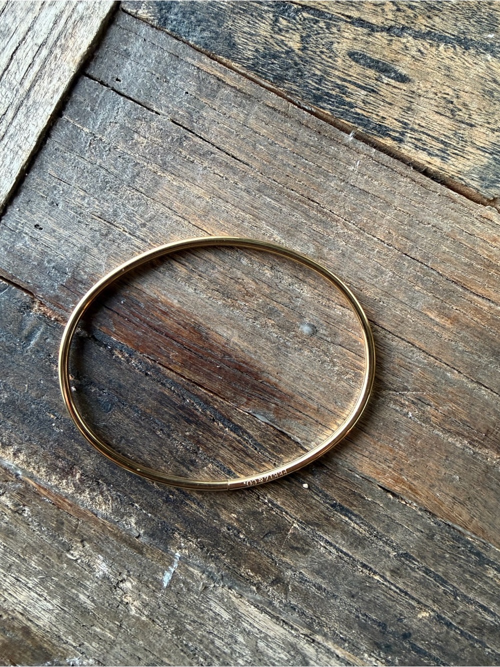 Feetz & Co Gold Tone Women's Slim Bangle Ankle Bracelet